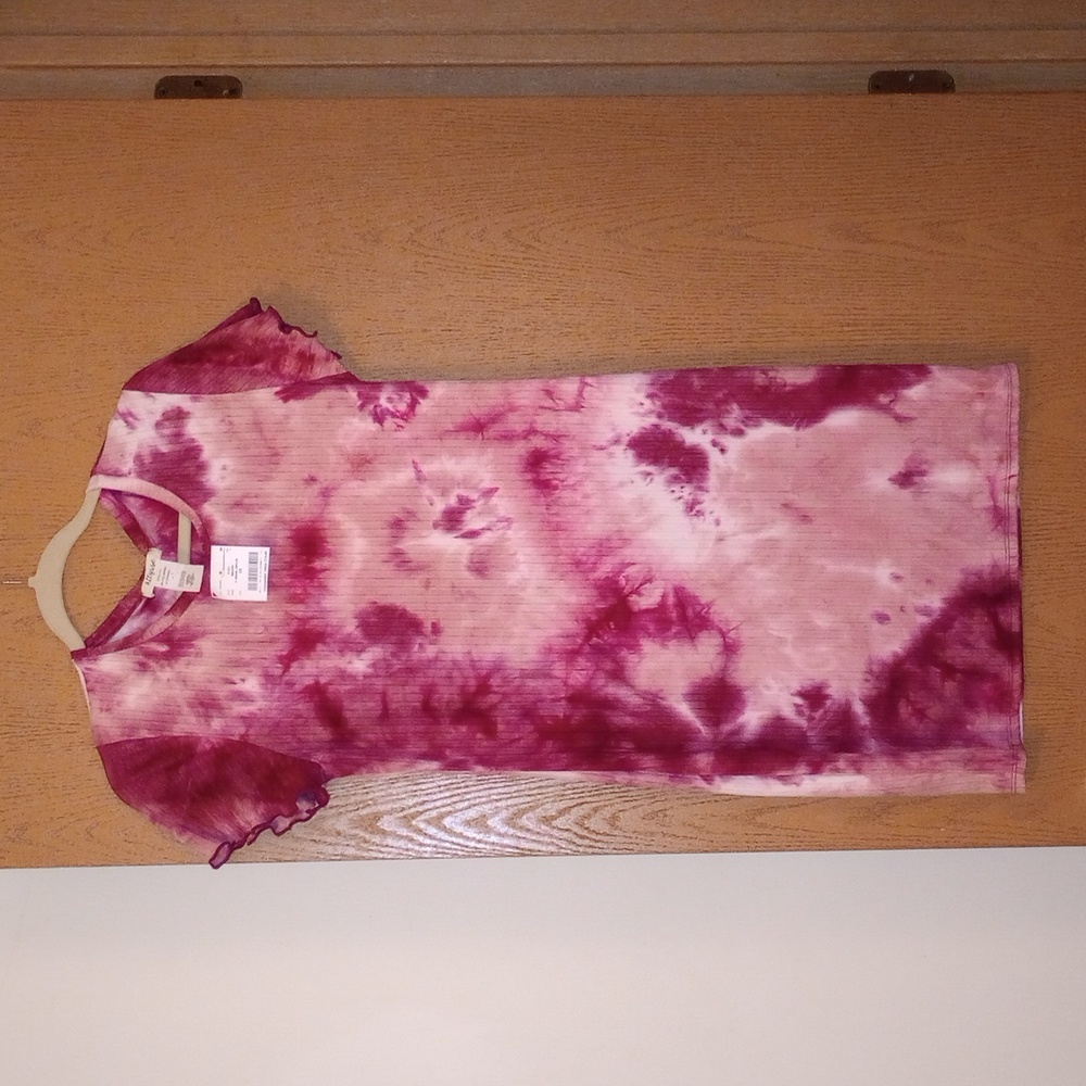 Cute dress pink tie dye size 2XL brand new